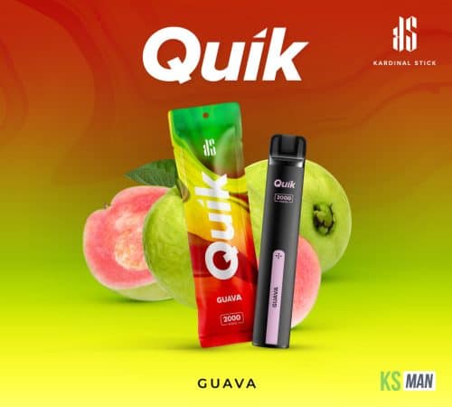KS Quik 2000 Puffs กลิ่น guava