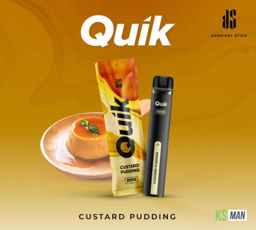 KS Quik 2000 Puffs กลิ่น custard pudding