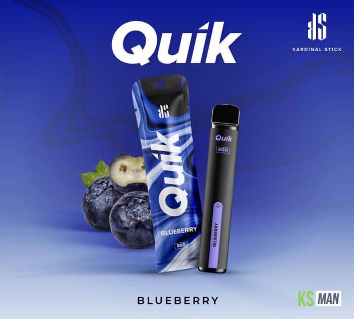 KS Quik 2000 Puffs กลิ่น blueberry