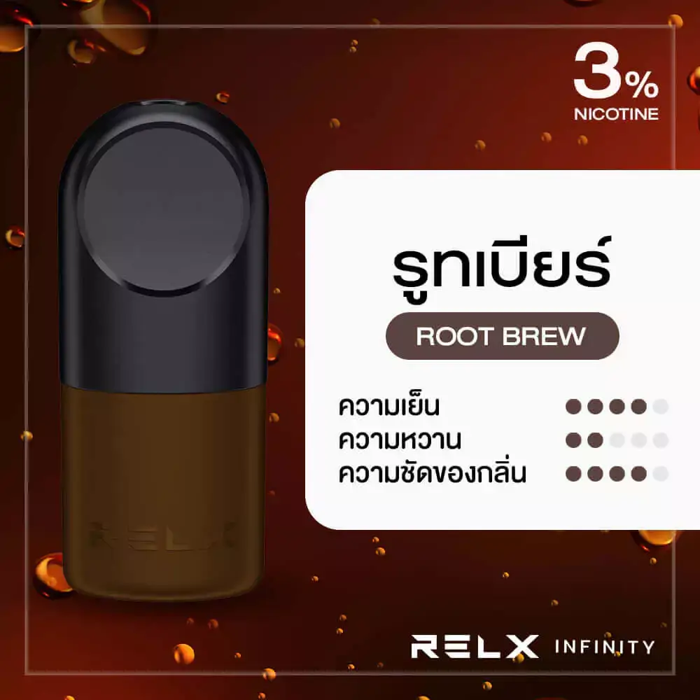 RELX Infinity Pod Pro กลิ่นรูทเบียร์