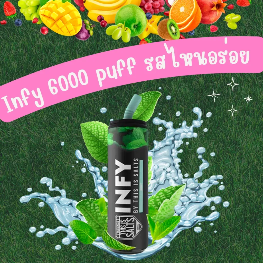 Infy 6000 puff รสไหนอร่อย