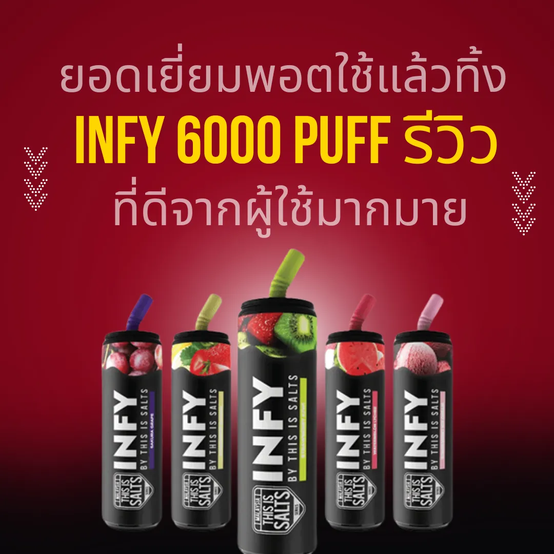 infy 6000 puff รีวิว