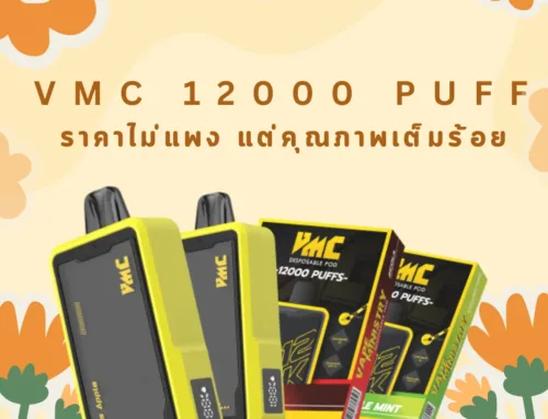 เปิดตัว vmc 12000 puff ราคาไม่แพง แต่คุณภาพเต็มร้อย